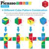 imagePicassoTiles 1quot Infinite Magnetic Puzzle Game Magic Pixy Cube Puzzles Brain Teaser Set wFree Ideabook Kids Toy Magnet Pattern Block Matching Card Challenge Toys Inspiration STEM Learning PTC16