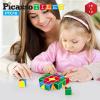 imagePicassoTiles 1quot Infinite Magnetic Puzzle Game Magic Pixy Cube Puzzles Brain Teaser Set wFree Ideabook Kids Toy Magnet Pattern Block Matching Card Challenge Toys Inspiration STEM Learning PTC16