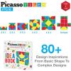 imagePicassoTiles 1quot Infinite Magnetic Puzzle Game Magic Pixy Cube Puzzles Brain Teaser Set wFree Ideabook Kids Toy Magnet Pattern Block Matching Card Challenge Toys Inspiration STEM Learning PTC16