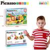 imagePicassoTiles 2 Piece Car Truck Construction Kit Toy Set Vehicle for Magnetic Blocks Building Tile Sensory Magnet Toys with ReEnforced Hitch ampamp Long Bed Educational Puzzle Girls Boys Toddlers Ages 3Crane  Dump Truck  and Ladder