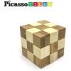imagePicassoTiles 400pc Construction Toy Straw Building Set Children STEM Learning Interlocking Building Toys Creative Straw Connecting Builder Kits Early Education Kit for Kids Boys ampamp Girls Ages 3 PTS400Wood 8styles