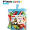 imagePicassoTiles 400pc Construction Toy Straw Building Set Children STEM Learning Interlocking Building Toys Creative Straw Connecting Builder Kits Early Education Kit for Kids Boys ampamp Girls Ages 3 PTS400Hedgehog 116pc