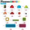 imagePicassoTiles 400pc Construction Toy Straw Building Set Children STEM Learning Interlocking Building Toys Creative Straw Connecting Builder Kits Early Education Kit for Kids Boys ampamp Girls Ages 3 PTS400Hedgehog 112pc