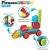 imagePicassoTiles 400pc Construction Toy Straw Building Set Children STEM Learning Interlocking Building Toys Creative Straw Connecting Builder Kits Early Education Kit for Kids Boys ampamp Girls Ages 3 PTS400Hedgehog 112pc