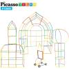imagePicassoTiles 400pc Construction Toy Straw Building Set Children STEM Learning Interlocking Building Toys Creative Straw Connecting Builder Kits Early Education Kit for Kids Boys ampamp Girls Ages 3 PTS400Straw600pc