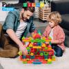 imagePicassoTiles 400pc Construction Toy Straw Building Set Children STEM Learning Interlocking Building Toys Creative Straw Connecting Builder Kits Early Education Kit for Kids Boys ampamp Girls Ages 3 PTS400Hedgehog 240pc