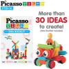 imagePicassoTiles 400pc Construction Toy Straw Building Set Children STEM Learning Interlocking Building Toys Creative Straw Connecting Builder Kits Early Education Kit for Kids Boys ampamp Girls Ages 3 PTS400Hedgehog 116pc