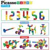 imagePicassoTiles 400pc Construction Toy Straw Building Set Children STEM Learning Interlocking Building Toys Creative Straw Connecting Builder Kits Early Education Kit for Kids Boys ampamp Girls Ages 3 PTS400PTT136