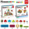 imagePicassoTiles 400pc Construction Toy Straw Building Set Children STEM Learning Interlocking Building Toys Creative Straw Connecting Builder Kits Early Education Kit for Kids Boys ampamp Girls Ages 3 PTS400Hedgehog 240pc