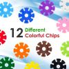 imagePicassoTiles Building Chips 600 Pieces Interlocking Construction Chips Creative Disc Block Toy Set STEM Learning Toys for Early Education and Child Brain Development Kids Boys Girls Age 3 and Up PTF60PTF80