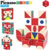 imagePicassoTiles Infinite Magnetic Puzzle Magic Cube EasyConnect Brain Teaser Toy Set Magnet Pattern Block Matching Toys Free Ideabook 150 Inspirations STEM Learning Kids BoysampampGirls Age3 PTC25