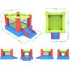 imagePicassoTiles KC106 8x7 Foot Junior Inflatable Bouncer Kid Park Jumping Bouncing House Jump Slide Playhouse w 50 Pit Balls 3 Sides Mesh Protection and HeavyDuty GFCI ETL Certified 385W Blower