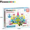 imagePicassoTiles Large Stabilizer Building Block Base Jumbo XL Plate Foundation Kit Magnetic Building Blocks Magnet Tiles Stacking STEM Toy Set101pc with Carry Case