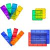 imagePicassoTiles Large Stabilizer Building Block Base Jumbo XL Plate Foundation Kit Magnetic Building Blocks Magnet Tiles Stacking STEM Toy Set12 pcs XL Plate