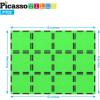 imagePicassoTiles Large Stabilizer Building Block Base Jumbo XL Plate Foundation Kit Magnetic Building Blocks Magnet Tiles Stacking STEM Toy Set2 pcs XL Plate