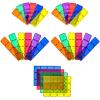 imagePicassoTiles Large Stabilizer Building Block Base Jumbo XL Plate Foundation Kit Magnetic Building Blocks Magnet Tiles Stacking STEM Toy Set28 pcs XL Plate