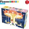 imagePicassoTiles Magnetic Expression Puzzle Toy Building Block Zoo Theme Animals Mix ampamp Match Cubes Magnet Sensory Toys Gifts Educational STEM Learning Kit for Kid Baby Toddler Age 3 and Up 6 Piece PTC06