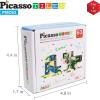 imagePicassoTiles Magnetic Puzzle Cube 3D Magic Dinosaur XRay Blocks 63 Piece Mix ampamp Match Cubes Sensory Toys STEAM Learning Building Block Children Construction Toy Set Stacking Magnet Creative Kit PMC63