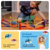 imagePicassoTiles Magnetic Race Track Toys Car Tracks Set for Toddlers Magnet Building Blocks Tiles Sensory Toys for Kids Include 2 Trucks STEM Engage in Thrilling Races Age 3 Year Old Boys Girls30PC Race Track
