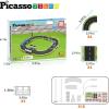 imagePicassoTiles Magnetic Race Track Toys Car Tracks Set for Toddlers Magnet Building Blocks Tiles Sensory Toys for Kids Include 2 Trucks STEM Engage in Thrilling Races Age 3 Year Old Boys GirlsRoad w Sign