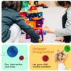 imagePicassoTiles Marble Run 120 Piece Magnetic Building Blocks Magnet Tile Construction Toy Playset STEM Learning Educational Block Child Brain Development Kids Toys for Boys and Girls Age 3 and UpPTG100