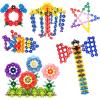 imagePicassoTiles Building Chips 600 Pieces Interlocking Construction Chips Creative Disc Block Toy Set STEM Learning Toys for Early Education and Child Brain Development Kids Boys Girls Age 3 and Up PTF60PTF60