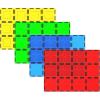imagePicassoTiles Large Stabilizer Building Block Base Jumbo XL Plate Foundation Kit Magnetic Building Blocks Magnet Tiles Stacking STEM Toy Set4 pcs XL Plate