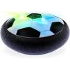 imagePicassoTiles Soccer Hoverball Air Hockey Electric Power Airlifted Hover Ball Indoor Floating Airflow Hovering LED Light and Soft Bumper Battery Powered Training and Playing Age 3 and up PTH100