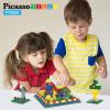 imagePicassoTiles 63 Pcs Magnetic Building Block Tiles with 2 Character Figures Construction Stacking STEM 3D Toy Set Creative Educational Learning Kit Magnet Montessori Playset for Kids ampamp Toddlers Ages 3259pc