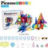 imagePicassoTiles Kids Activity Center Play Table ampamp Study Desk Set Sandbox Water Tight Container Storage Allin1 STEM Toy Kit Playset with 331pc Dual Size Building Bricks Construction Blocks Marble Run120pc Master