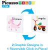 imagePicassoTiles Magnetic Building Block Quarter Round and Window Set Magnet Construction Toy Educational Kit Engineering STEM Learning Playset Child Brain Development Stacking Blocks PlayboardsArtwork Graphics