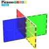 imagePicassoTiles Magnetic Building Block Set Right Triangle Magnet Tiles Construction Toy STEM Learning Kit Educational Playset Playboard Pretend Play Stacking Blocks Child Brain Development PTE024Pc Large Square