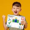 imagePicassoTiles Magnetic Building Block Set Right Triangle Magnet Tiles Construction Toy STEM Learning Kit Educational Playset Playboard Pretend Play Stacking Blocks Child Brain Development PTE0263Pc Diamond