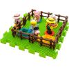 imagePicassoTiles PTB100 100pcs Hedgehog Shape 3D Building Blocks Tiles Farm Theme Set Learning Playset STEM Toy Set Educational Kit Child Branin Development Preschool Kindergarten Toy100 pcsFarm