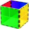 imagePicassoTiles Magnetic Building Block Set Right Triangle Magnet Tiles Construction Toy STEM Learning Kit Educational Playset Playboard Pretend Play Stacking Blocks Child Brain Development PTE024Pc Large Square
