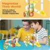 imagePicassoTiles Magnet Tiles Building Block Travel Size Magnetic Marble Run Construction Toy Set Mini Diamond Marble Racetrack Building Blocks Playset Education STEM Learning Kit Boy Girl 3 PTMG45Mini Marble100 Pcs
