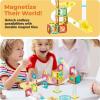 imagePicassoTiles Magnet Tiles Building Block Travel Size Magnetic Marble Run Construction Toy Set Mini Diamond Marble Racetrack Building Blocks Playset Education STEM Learning Kit Boy Girl 3 PTMG45Mini Marble 60 Pcs