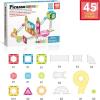 imagePicassoTiles Magnet Tiles Building Block Travel Size Magnetic Marble Run Construction Toy Set Mini Diamond Marble Racetrack Building Blocks Playset Education STEM Learning Kit Boy Girl 3 PTMG45Mini Marble 45 Pcs