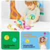 imagePicassoTiles Magnet Tiles Building Block Travel Size Magnetic Marble Run Construction Toy Set Mini Diamond Marble Racetrack Building Blocks Playset Education STEM Learning Kit Boy Girl 3 PTMG45Mini Marble 45 Pcs
