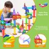 imagePicassoTiles Magnet Tiles Building Block Travel Size Magnetic Marble Run Construction Toy Set Mini Diamond Marble Racetrack Building Blocks Playset Education STEM Learning Kit Boy Girl 3 PTMG45Marble Run 150 Pcs