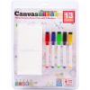 imagePicassoTiles Canvas Tiles Whiteboard with 8 Magnetic Building Tiles ampamp 5 Marker Pens Expansion Construction Blocks STEAM Learning Kits Educational Toy Set Preschool Toddler Child Kids Ages 3