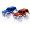 imagePicassoTiles 30PC Magnetic Race Car Track  2PC LED Light Up Truck Cars Fun ampamp Creative Playset STEAM Learning Enhance Construction Skills HandEye Coordination and Fine Motor Skills Toy Gift Idea