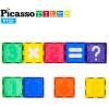 imagePicassoTiles PT22 Magnetic Building Blocks Numerical Magnet Tiles Educational Kit Toy Set 3D Clear Color Stacking Block STEM Playboard Novelty Game wNumbers Roman Numerals and Math Symbols