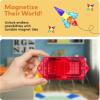imagePicassoTiles 2 Piece Car Mini Truck Construction Kit Toy Set Vehicle for Magnetic Blocks Building Tile Sensory Magnet Toys Bricks STEM ampamp Learning Educational School Puzzle Girls Boys Toddlers Ages 3Red  Blue