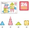 imagePicassoTiles 40pc Nano Mini Magnetic Tile Construction Building Blocks Travel Toy Set with Storage Case STEM Educational Fun Learning Magnet Tiles Stacking Toys for Toddlers Girls Boys Ages 3 PN01Mini 24pcs