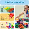 imagePicassoTiles 40pc Nano Mini Magnetic Tile Construction Building Blocks Travel Toy Set with Storage Case STEM Educational Fun Learning Magnet Tiles Stacking Toys for Toddlers Girls Boys Ages 3 PN01Mini 30pcs
