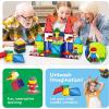 imagePicassoTiles Brick Baseplate Classic Building Block Foundation Kit 20 Pack 10quotx10quot Platform Multi Color Bricks Stud Blocks Compatible with All Major Brands STEM Construction Set Kids Ages 3 PBS0212pcs Spikes01