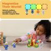 imagePicasso Toys Magnetic Action Figures Character Law Enforcement for Construction Building Block Tiles Toy Set Magnet Expansion Variety Pack Educational STEM Learning Kit Pretend Playset PTA12Multicolor