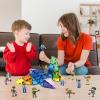imagePicasso Toys Magnetic Action Figures Character Law Enforcement for Construction Building Block Tiles Toy Set Magnet Expansion Variety Pack Educational STEM Learning Kit Pretend Playset PTA12Law Enforcement
