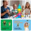 imagePicasso Toys Magnetic Action Figures Character Law Enforcement for Construction Building Block Tiles Toy Set Magnet Expansion Variety Pack Educational STEM Learning Kit Pretend Playset PTA12Law Enforcement